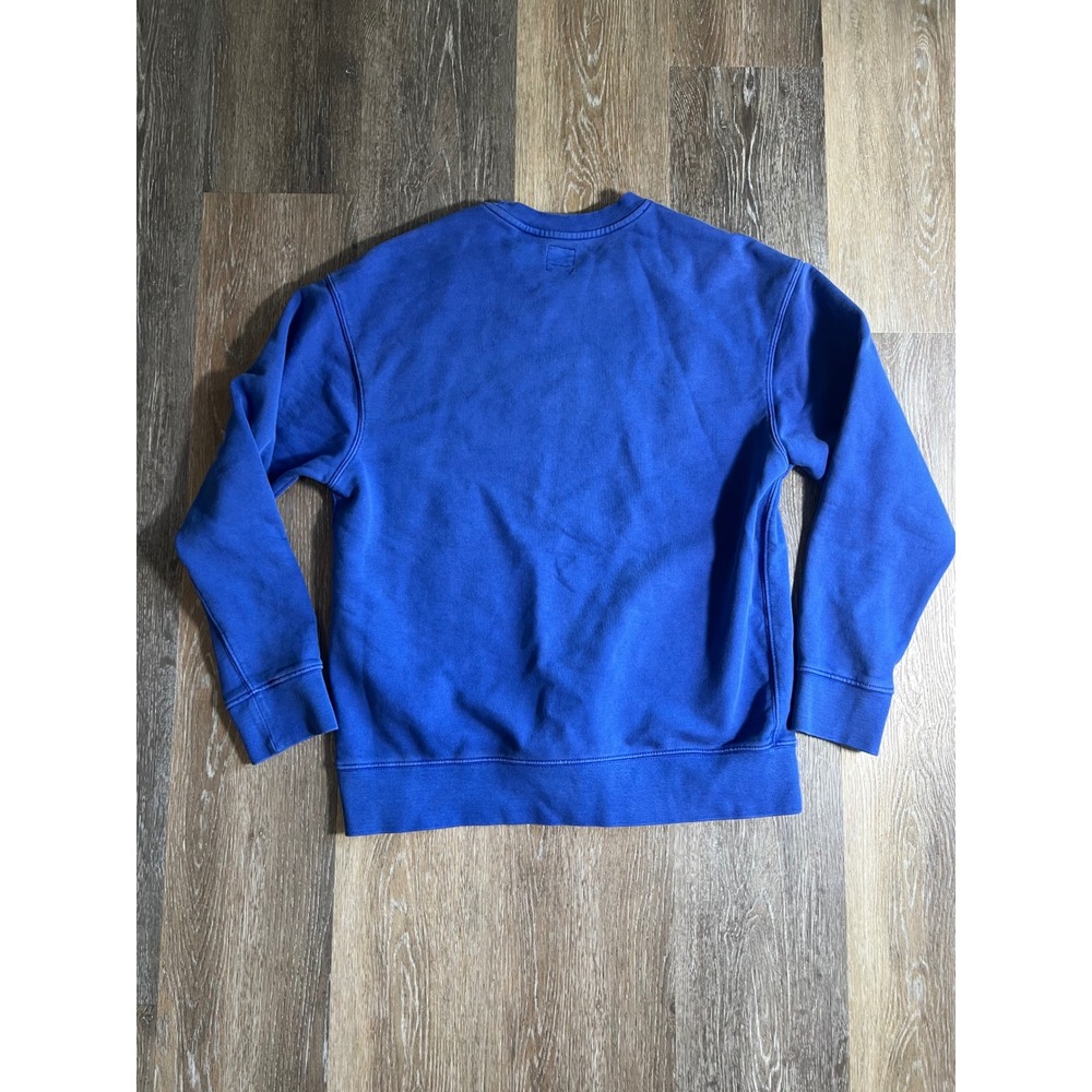 Levi's Relaxed Fit Crewneck Sweatshirt Blue Logo Mens Size Medium - Picture 3 of 3